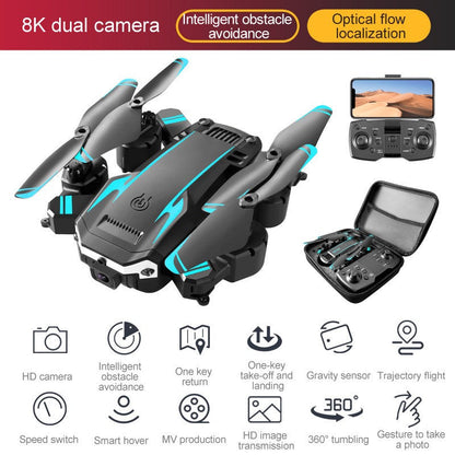 Folding 8K Dual Camera Drone with Obstacle Avoidance