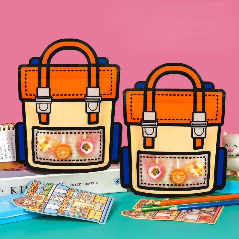 MOPP Holiday Gift Packaging Bags Cute Creative Gift Bags Portable Book Bags