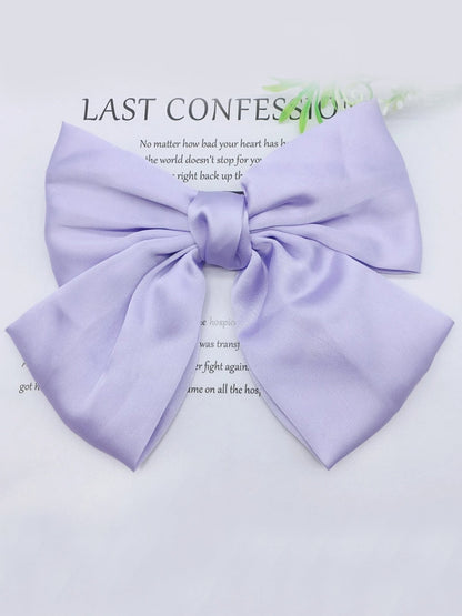 She's Sophisticated Satin Hair Bow