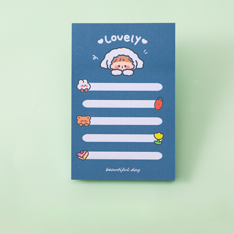 Paper Cartoon Bear Sticky Note