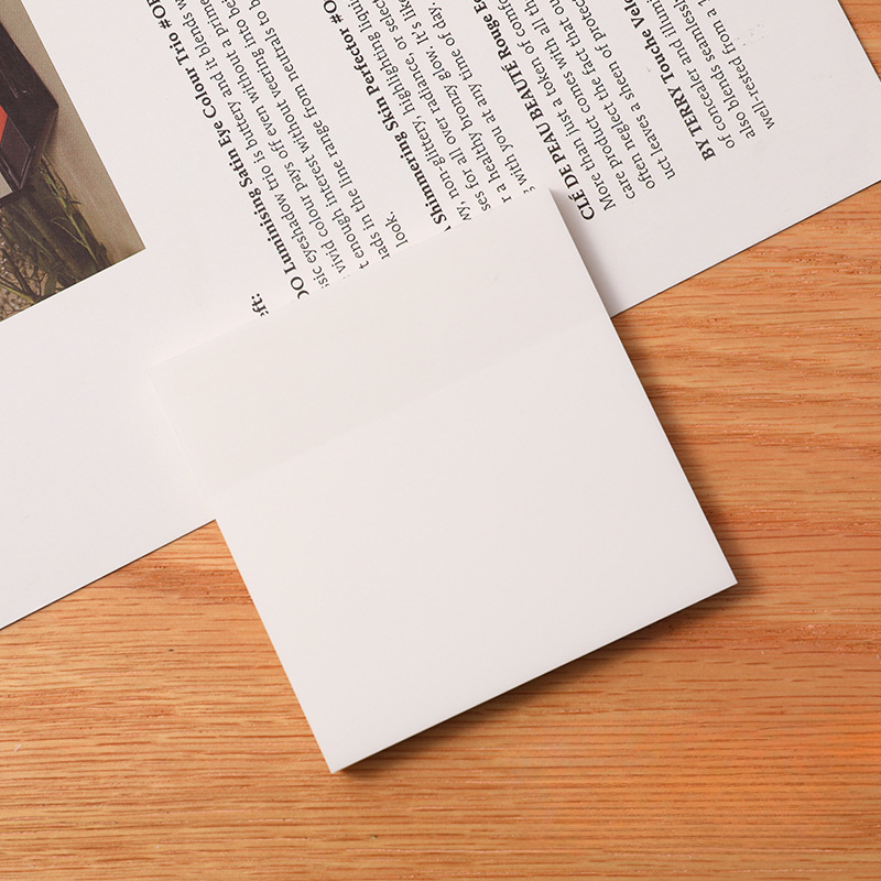 Paper Simple Transparent Post-it Notes