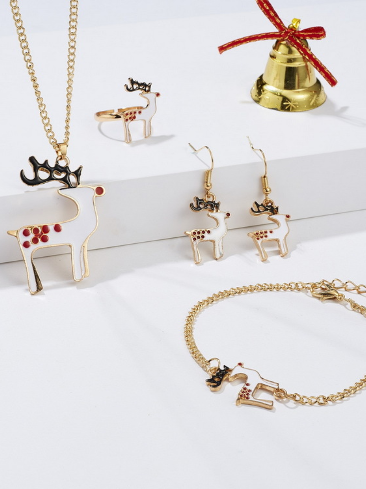 Deck The Halls 5-Piece Christmas Jewelry Set