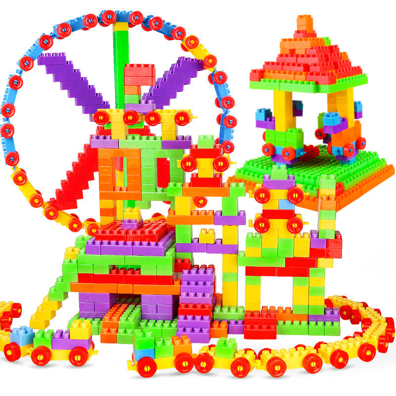 Educational Large Particle Building Blocks for Children