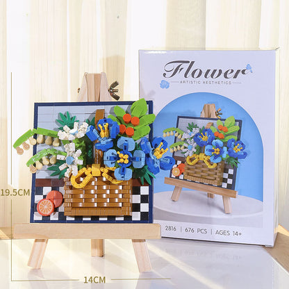 Christmas 3D Prints, Roses, Sunflowers, Building Blocks, Flower