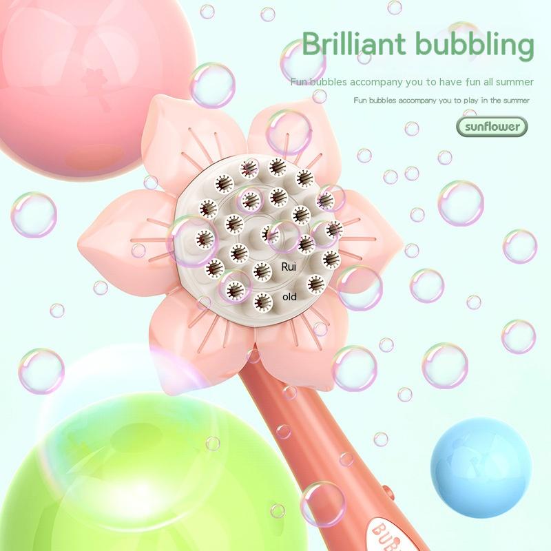 Automatic Light-Emitting Bubble Guns