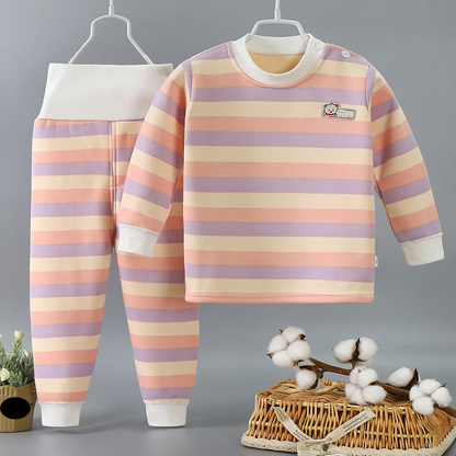 Warm Plush Kids Clothing Sets for Autumn/Winter
