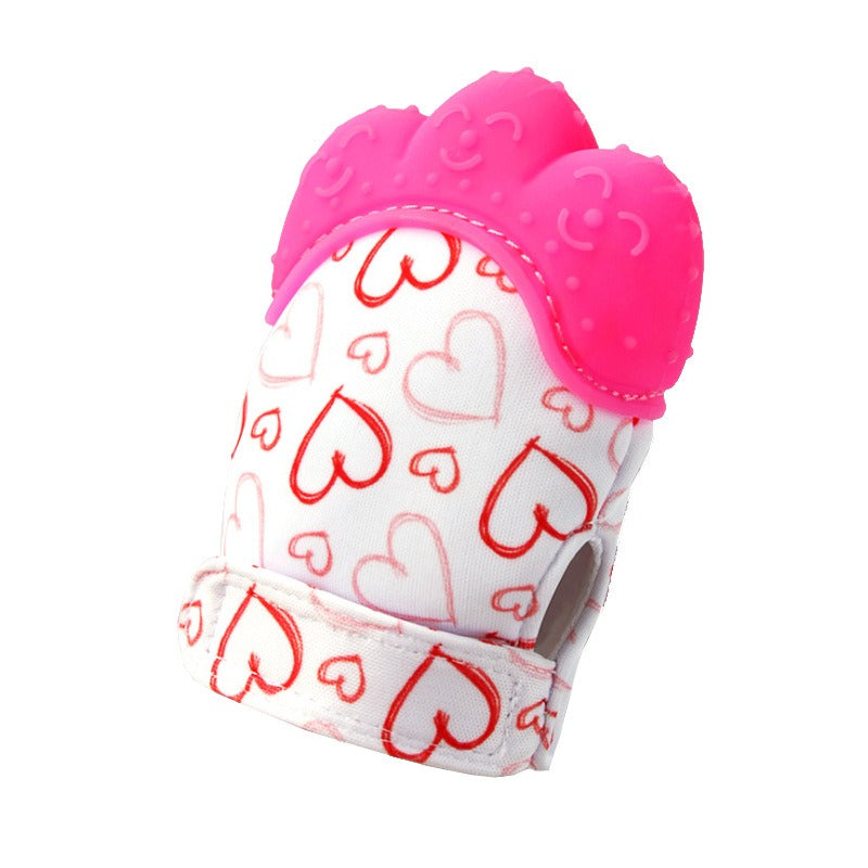 Silicone baby gloves teething supplies