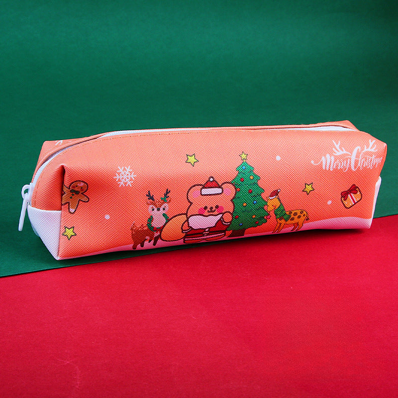 Christmas Polyester Pencil Case