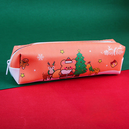 Christmas Polyester Pencil Case