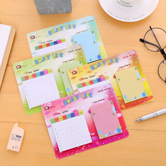Weekly Schedule Combination Paper Post-it Notes