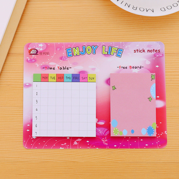 Weekly Schedule Combination Paper Post-it Notes