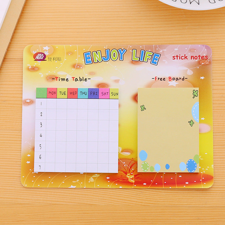 Weekly Schedule Combination Paper Post-it Notes