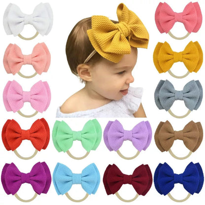 Big double bow headband
