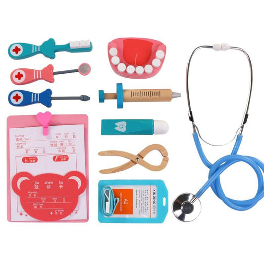 Wholesale of Wooden Children's Doctor Toys, Nurse Injection Tool Sets