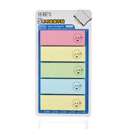Cute Colored Tearable Paper Convenience Stickers