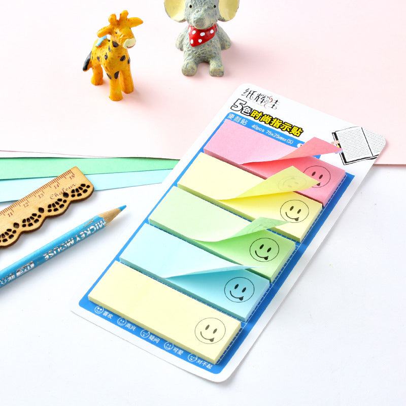 Cute Colored Tearable Paper Convenience Stickers