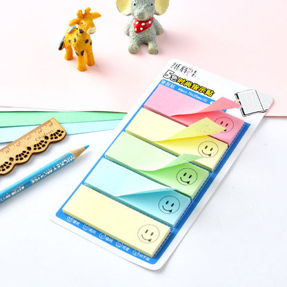 Cute Colored Tearable Paper Convenience Stickers