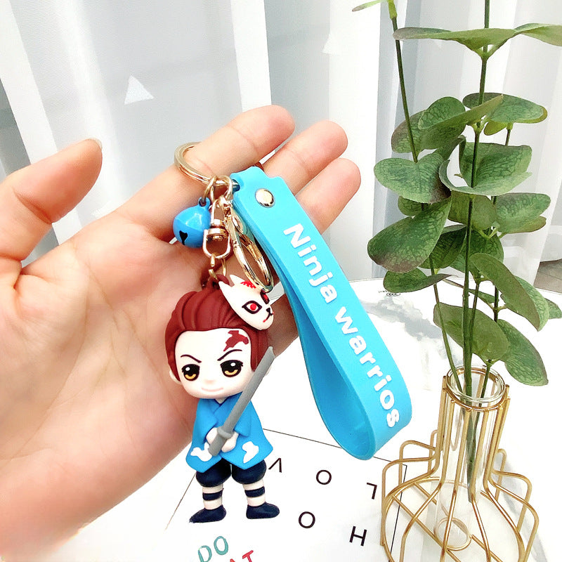 Cartoon Silicone Cute Anime Keychains