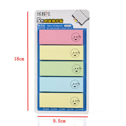 Cute Colored Tearable Paper Convenience Stickers