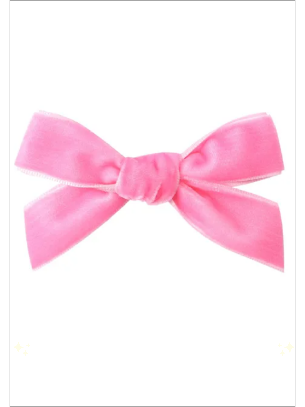 Girls Vivacious Velvet 2 Piece Hair Bows Clips