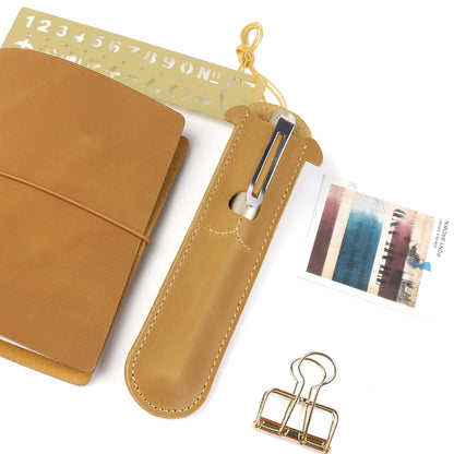 Leather Creative Pen Protective Cover
