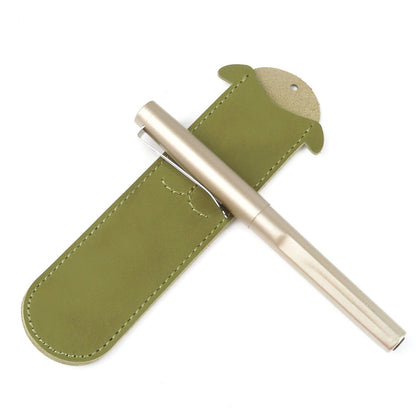Leather Creative Pen Protective Cover