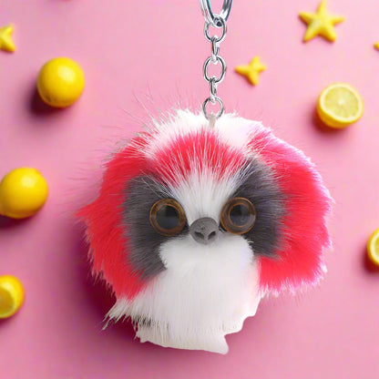 Puppy Fur Ball Keychain