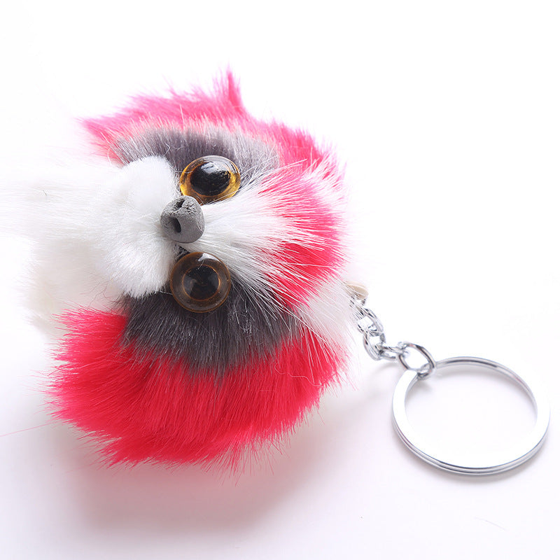 Puppy Fur Ball Keychain