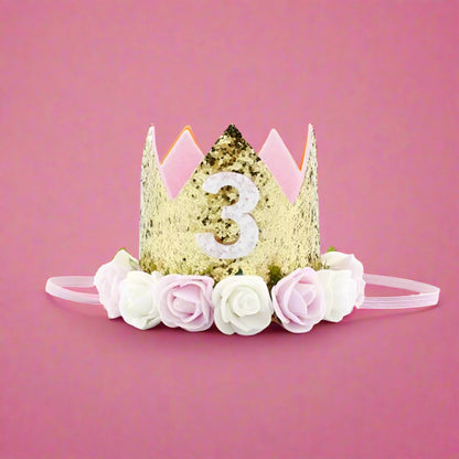Floral Birthday / Number Crown