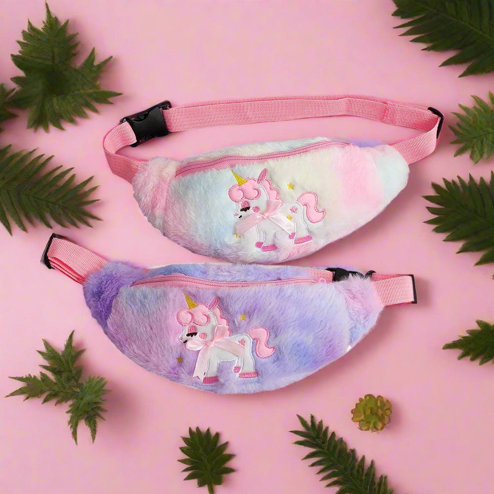 Fluffy Unicorn Children's Fanny Pack