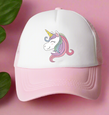 Girls Unicorn Head Hat