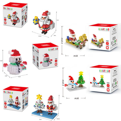 Christmas ABS Mini Diamond Small Particle Building Blocks