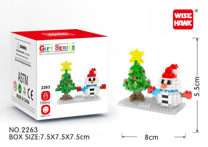 Christmas ABS Mini Diamond Small Particle Building Blocks