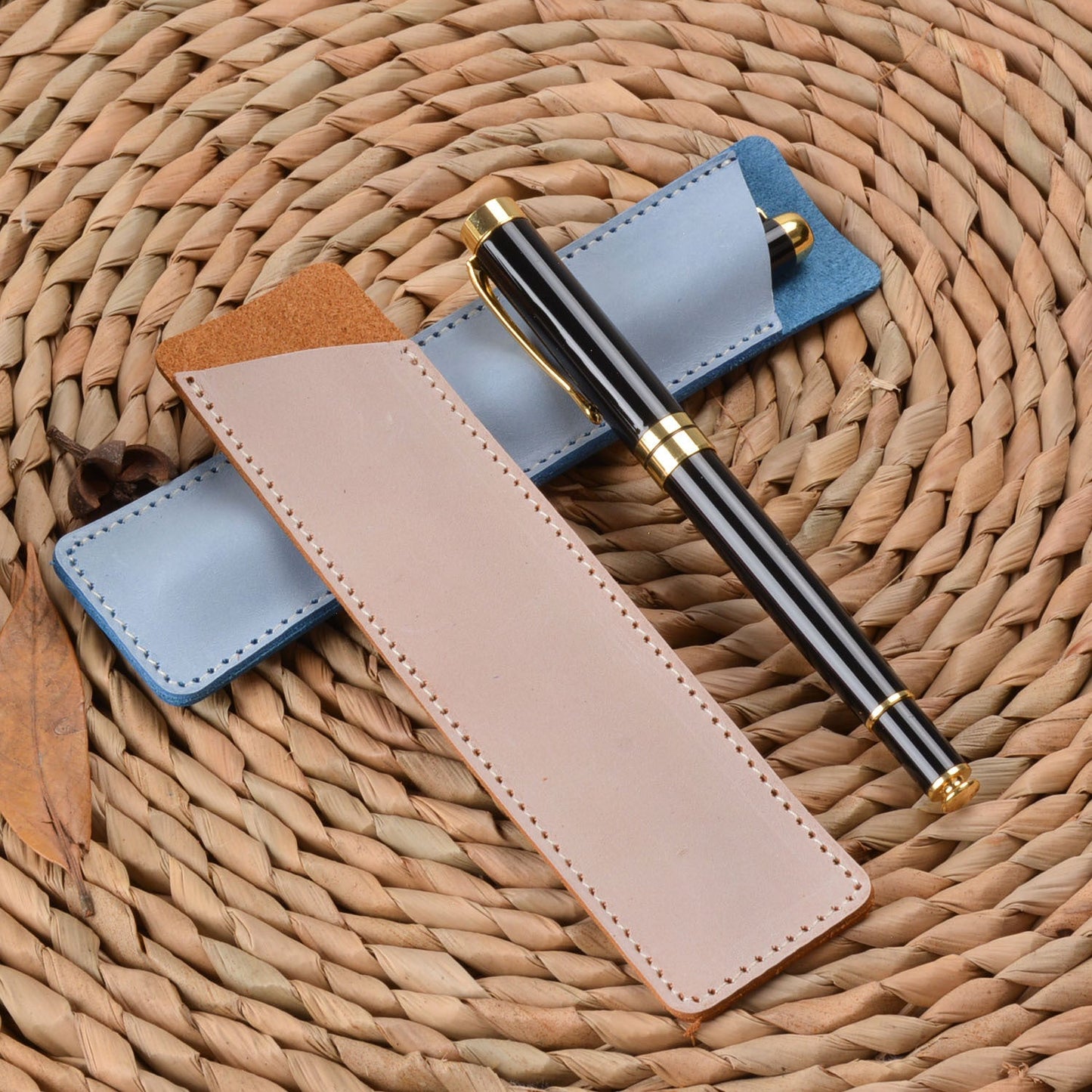 Handmade Genuine Leather Creative Fashion Pencil Case
