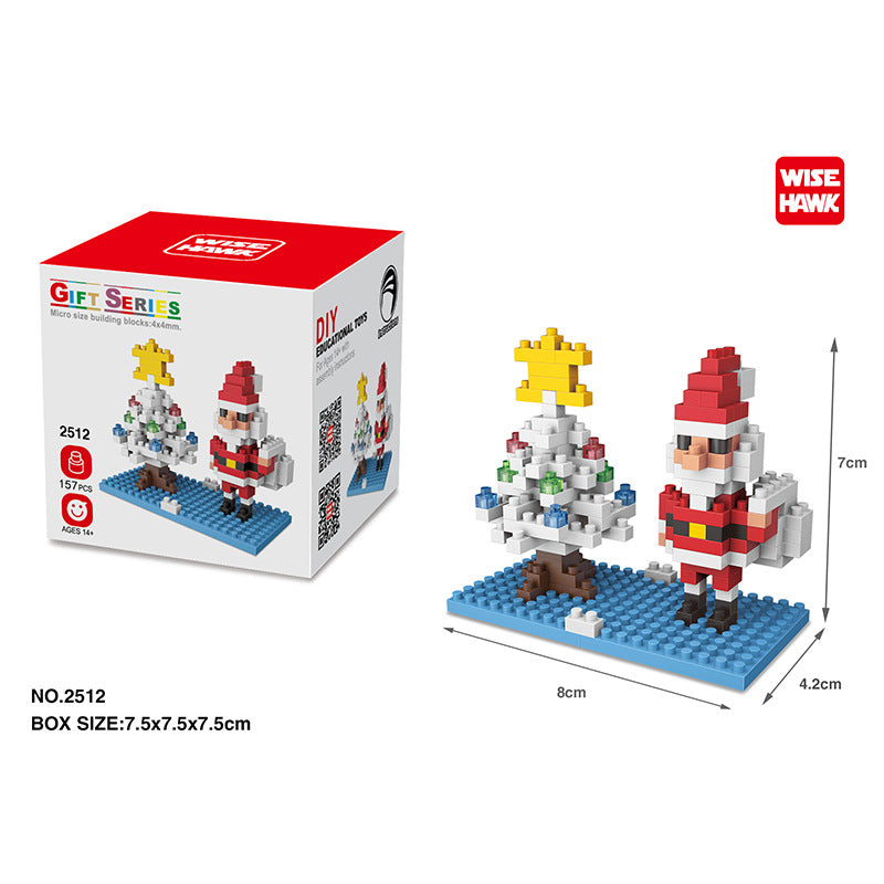 Christmas ABS Mini Diamond Small Particle Building Blocks