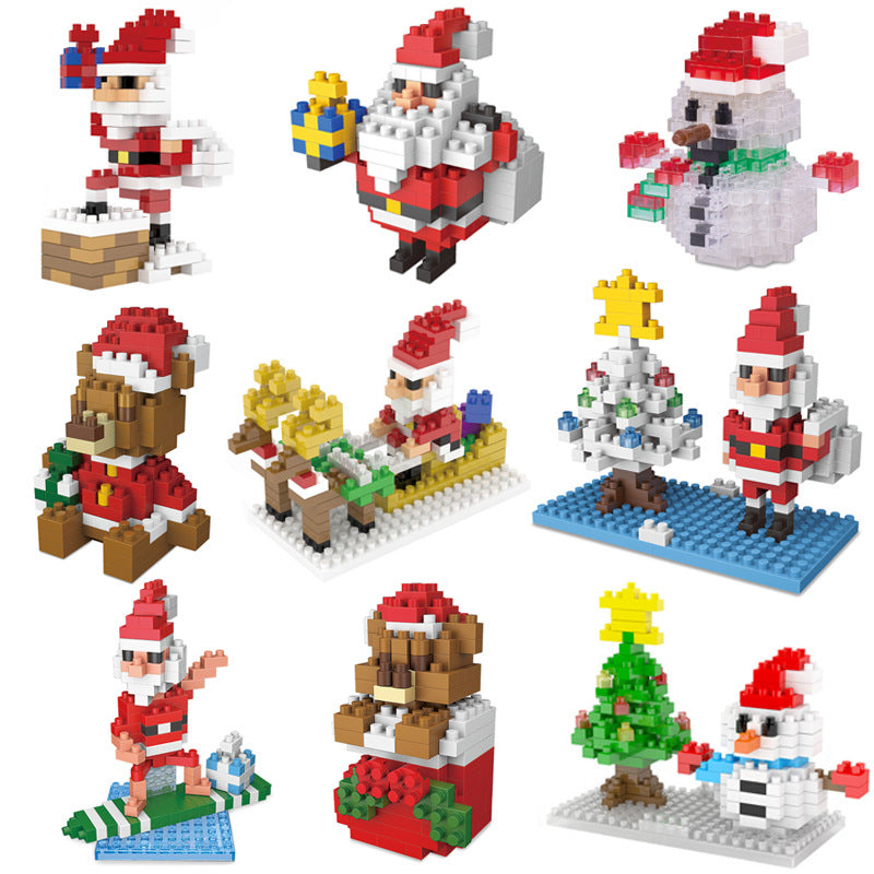 Christmas ABS Mini Diamond Small Particle Building Blocks