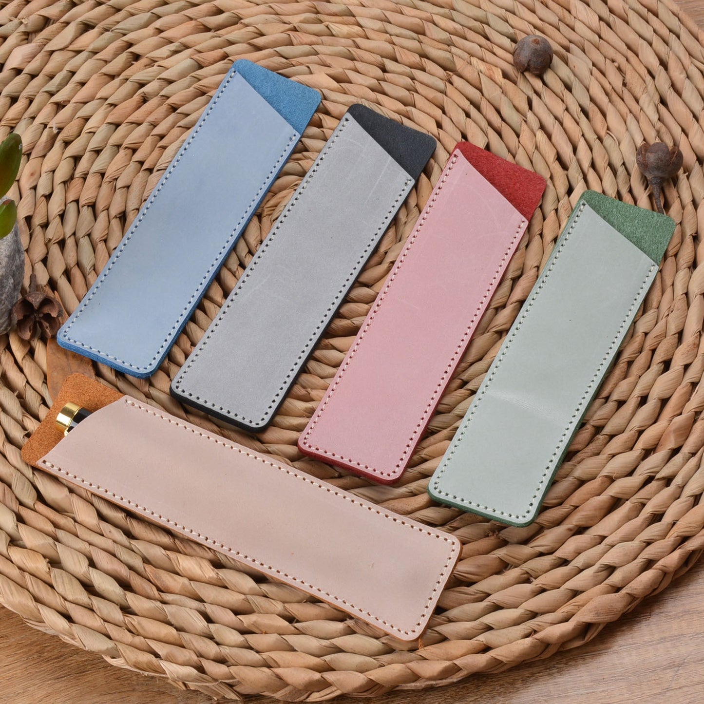 Handmade Genuine Leather Creative Fashion Pencil Case