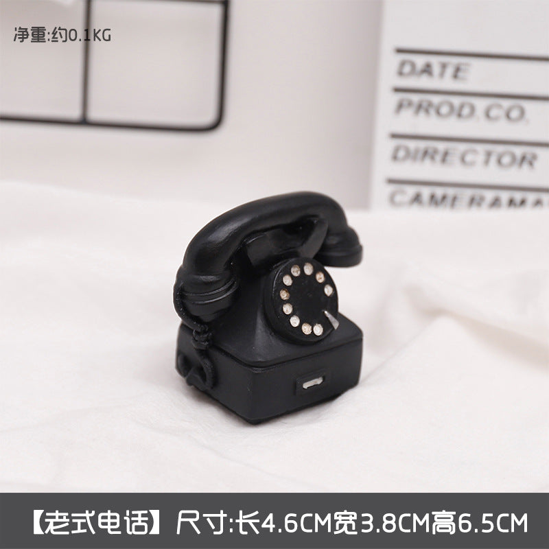 Resin Phone Camera Nostalgic Mini Trinkets