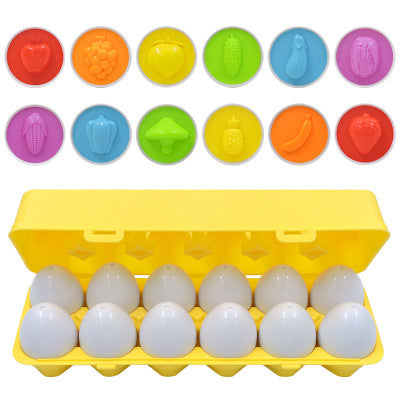 Egg Shape Matching Educational Toy for Kids