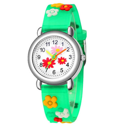 Girl's Watch With Flower Strap And Dial