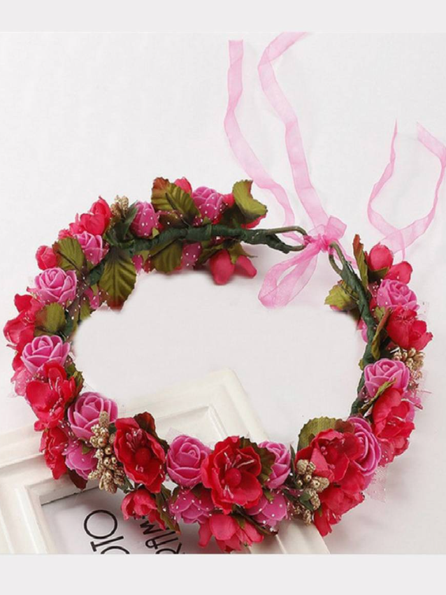 Girls Hello Spring Flower Halo