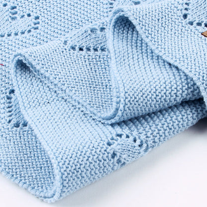 Baby Blanket Love Hollow Hug Blanket Baby Windproof Cover