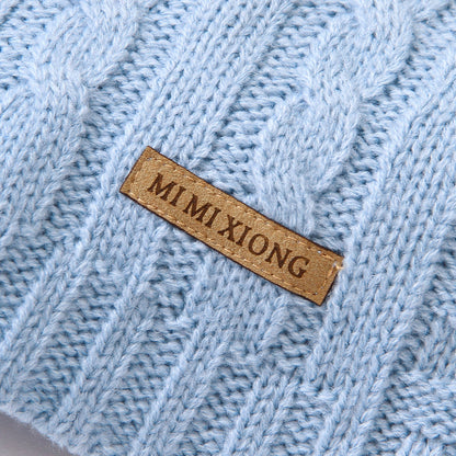 Baby Solid Color Knitted Blanket Baby Windproof Cover Baby