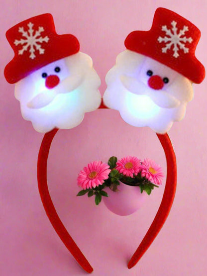 Girls Twinkle All The Way Holiday Themed Light Up Headband
