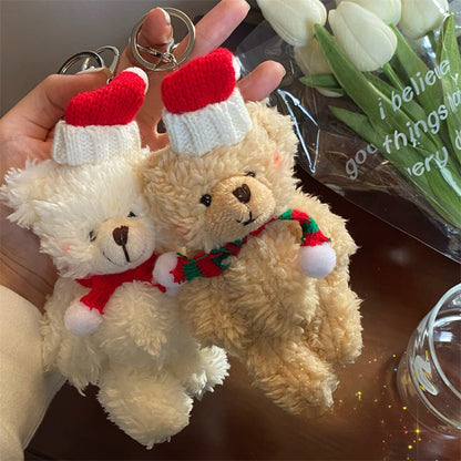 Plush Teddy Bear Keychain