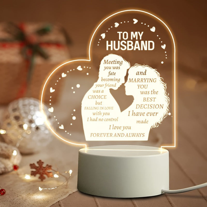 Mother's Day Rechargeable Transparent Acrylic Gift Ornaments