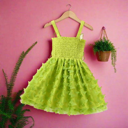 Butterfly Mesh Polyester Princess Skirt