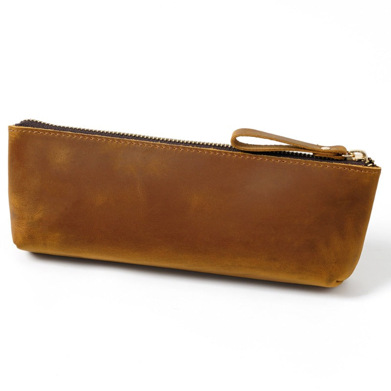 Retro Large -capacity Handmade Storage Pen Bag
