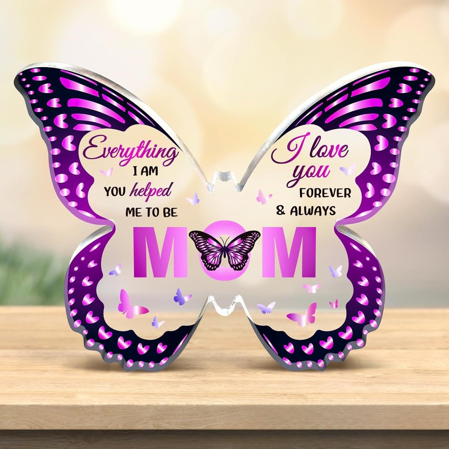 Mother's Day Butterfly Acrylic Ornaments