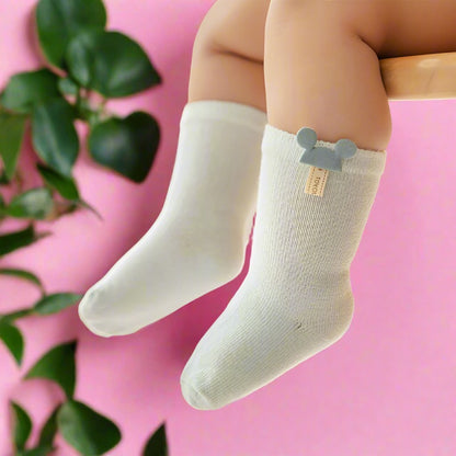 Baby Girls Boys Solid Color Letters Cartoon Accessories Socks